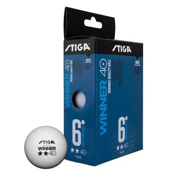 PELOTA TENIS DE MESA STIGA 6 PACK WINNER 2 ESTRELLAS