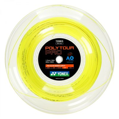 CUERDA DE TENIS YONEX POLY TOUR PRO 18L/1.15MM AMARILLA 200