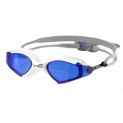 LENTE NATACION SAEKO S53 BLADE BLANCO/AZUL