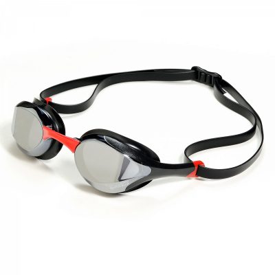 LENTE NATACION SAEKO S58 UV JET MIRROR NEGRO/ROJO