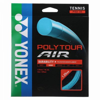 CUERDA DE TENIS YONEX POLY TOUR AIR 16L/1.25MM SKY BLUE 12 M
