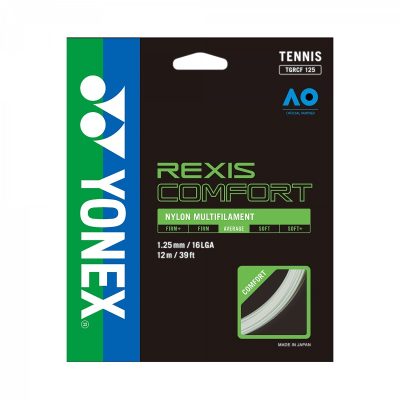 CUERDA DE TENIS YONEX REXIS COMFORT 16L/1.25MM BLANCA 12 MTS