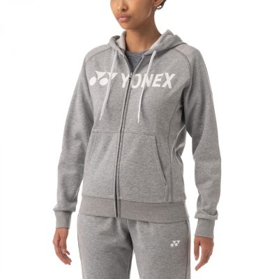 POLERON YONEX HOODIE 0018 GRIS MUJER