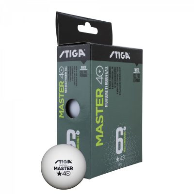 PELOTA TENIS DE MESA STIGA 6 PACK MASTER 1 STAR