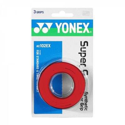 OVERGRIP YONEX SUPER GRAP ROJO X3