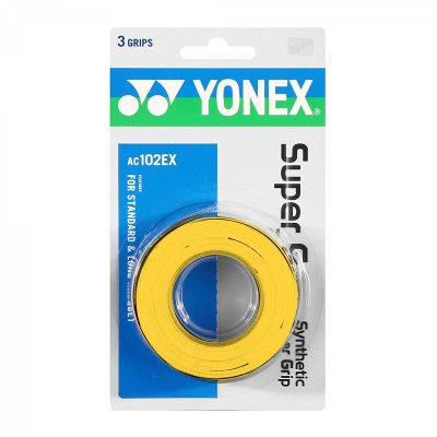OVERGRIP YONEX SUPER GRAP AMARILLO X3