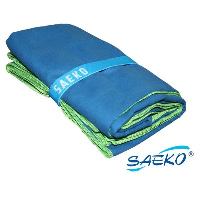 TOALLA DEPORTIVA SAEKO MICROFIBRA M 80X130 CMS. AZUL