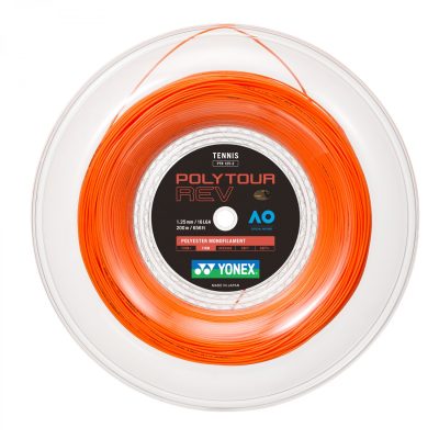 CUERDA DE TENIS YONEX POLYTOUR REV 16L/1.25 NARANJA 200 MTS.