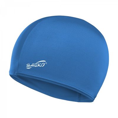 GORRA NATACION POLYESTER SAEKO AZUL