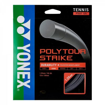 CUERDA DE TENIS YONEX POLYTOUR STRIKE 16L/1.25MM SILVER 12 M