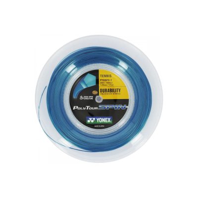 CUERDA DE TENIS YONEX POLY TOUR SPIN 17L/1.20MM AZUL 200 MTS