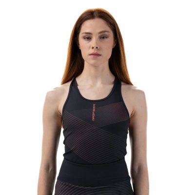 POLERA PADEL MUJER DROP SHOT ANDRA 2024 NEGRA