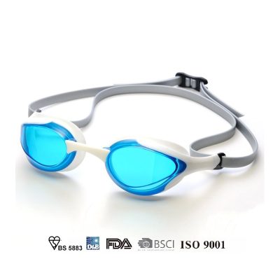 LENTES NATACION SAEKO S58 JET BLANCO/AZUL