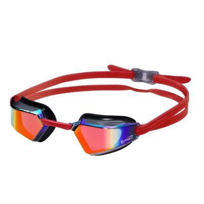 LENTE DE NATACION SAEKO PHOENIX ESPEJO UV NEGRO-ROJO